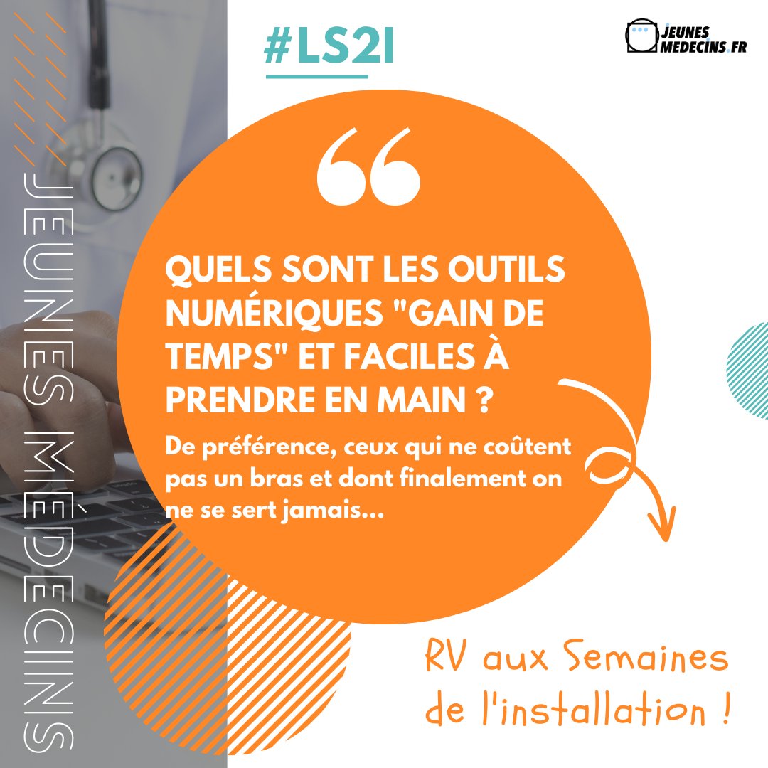 JeunesmedecinsF's tweet photo. Si vous vous posez ce genre de questions, rendez-vous aux Semaines de l'installation ! Inscrivez-vous vite à l'une des sessions, ou même aux 4, l'événement est 100 % gratuit.
#installation #médecin #LS2I
@elsan #stane @ComptaSante @CreditAgricole @medextgorup https://t.co/o27YFddzLH