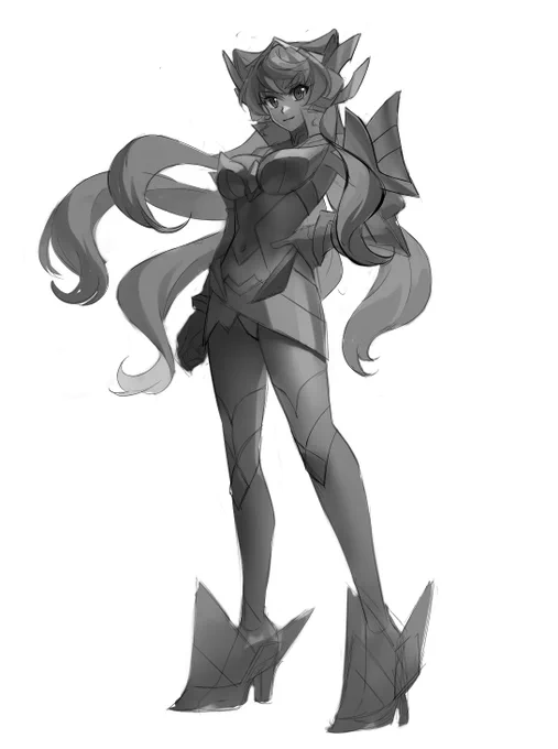 毎日お絵かき2100日目       今日はマリアさん( ˘ω˘ ) 