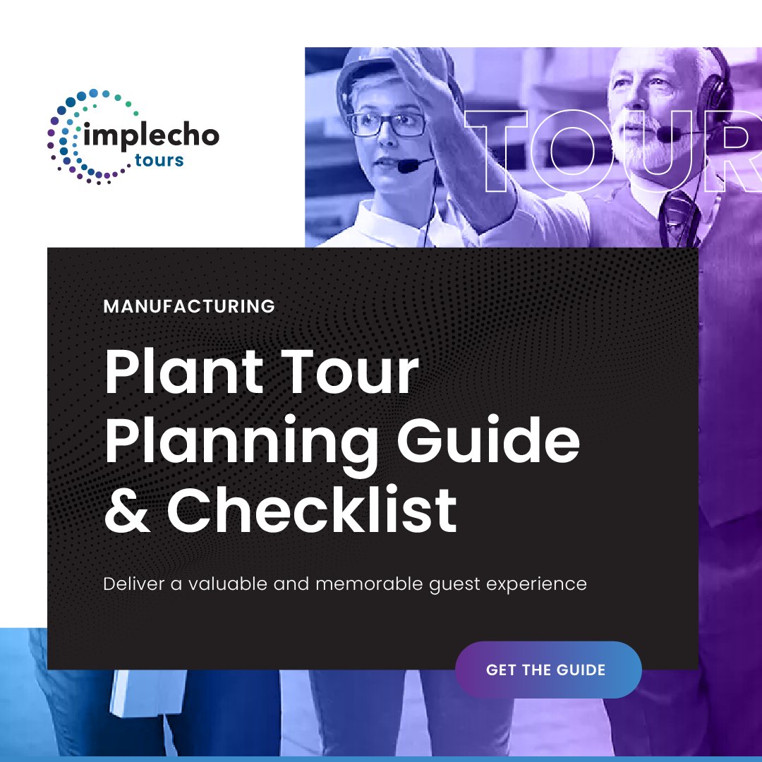 implecho's tweet image. Facility tours are one of the best ways to showcase your manufacturing plant to prospective customers, investors, employees and other guests. Don’t miss these crucial steps. #factorytours #manufacturingtours #tourplanningtips #tourguidesystems hubs.ly/Q01XrT4X0