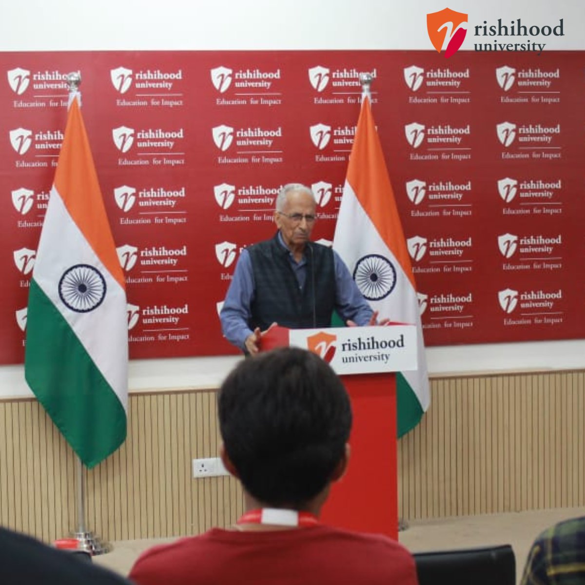 RishihoodUni's tweet photo. IAS lobby is the strongest trade union in this country. We need a progressive, modern police free from colonial roots: Padma Shri @singh_prakash ji, Former Police Chief, DG BSF, DGP UP & DGP Assam during the 7th edition of the #PolicyBootCamp at #RishihoodUniversity. #PBC23 #BeandMake #EducationForImpact #ApproachingRishihood @chitti_1729