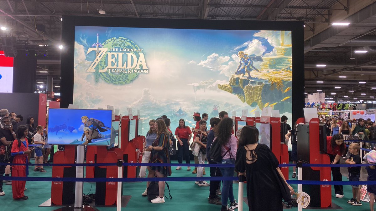 Nintendo est présent dès aujourd’hui à la #JapanExpo2023 avec un magnifique espace dédié à Zelda #TearsOfTheKingdom !
On souhaite un bon festival à tous ceux qui sont a l’évènement ! 
#NintendoJapanExpo