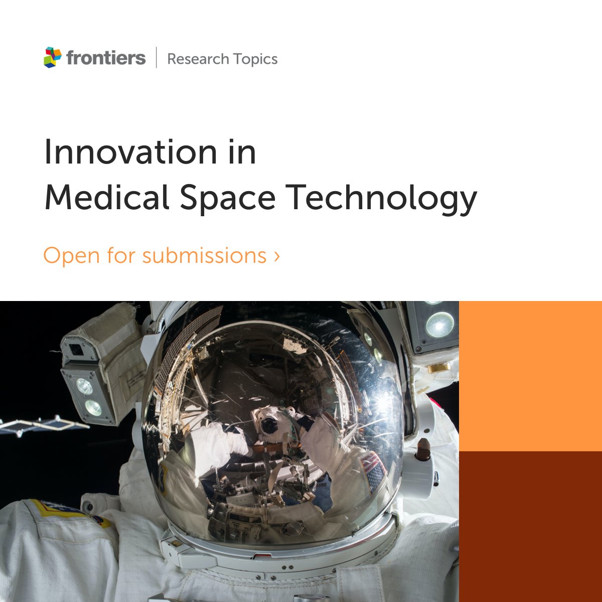 🚀Join the @FrontSpaceTech of @FrontiersIn in #Innovation in Medical Space Technology! The editorial board has experts from @Aero_Med, @KingsCollegeLon #uk, @ontariotech_u #canada, @RMLDelhi #india and #NASRDA #nigeria. frontiersin.org/research-topic… #deepspace #medtech