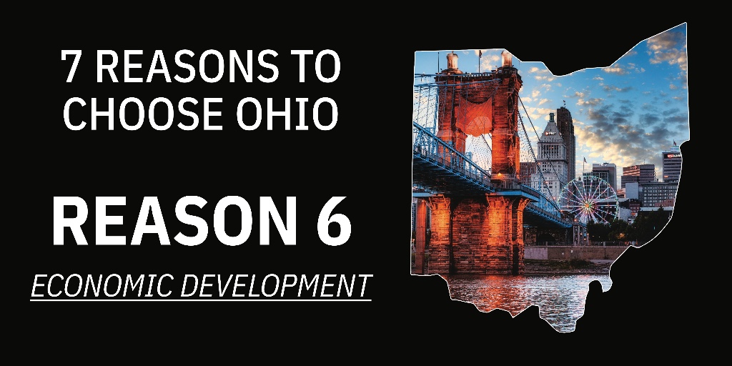 Here's another reason to choose Ohio: economic development. Ohio established a premier economic development team, JobsOhio, back in 2011. Since then, JobsOhio has added nearly 200,000 new jobs to the state’s economy. https://t.co/29KNbGMiHb
