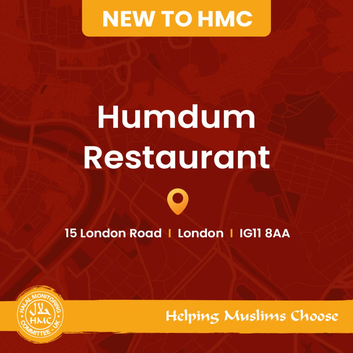HMC_UK's tweet photo. "Discover Humdum Restaurant: Halal meets vegetarian! Serving hot meals and food parcels to those in need. HMC Certified for quality and authenticity. Join us in spreading love! π«
.
#HumdumRestaurant #HalalAndVegetarian #FoodBank #CommunitySupport #HMCcertified" https://t.co/3NWNSNalwx