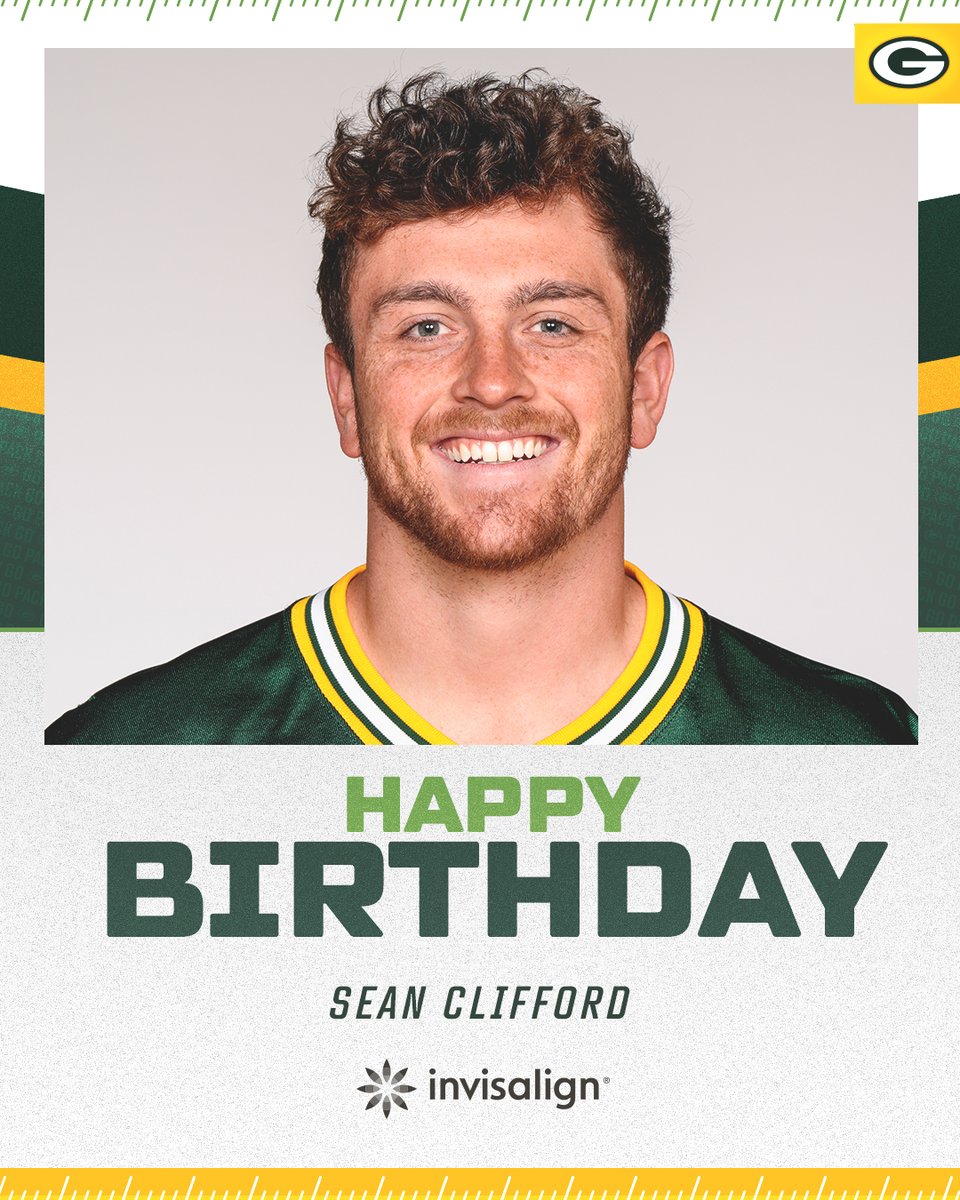 RT to wish <a href="/seancliff14/">Sean Clifford</a> a happy birthday! 🎂

#GoPackGo | #SmileLikeAPro