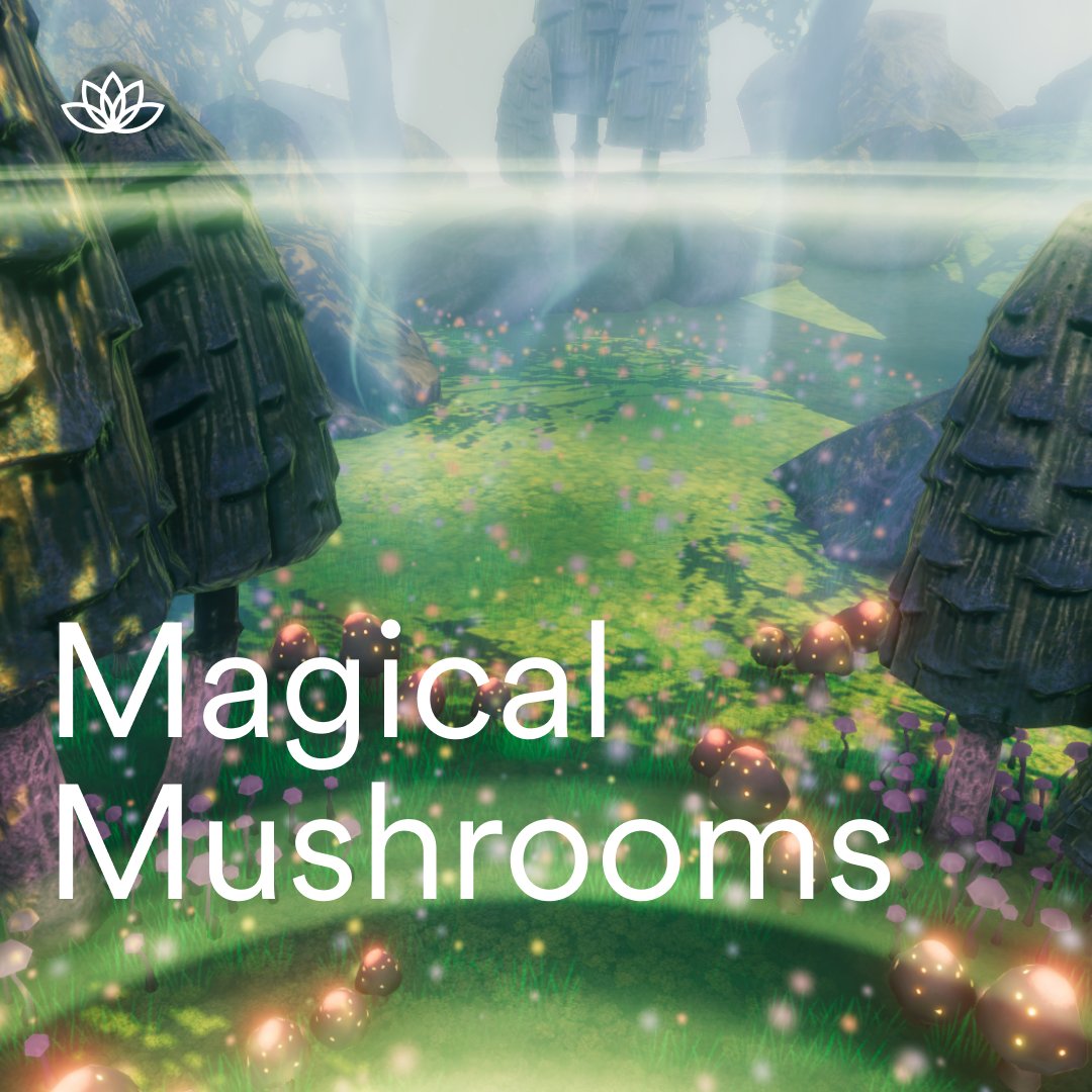 TRIPPVR's tweet photo. ๐Todays Calm TRIPP is Magical Mushrooms๐
Deepen connection to others to strengthen and heal relationships.
#vrmeditation #calm #relaxthemind #relaxthebody https://t.co/MUuf8aPd1Z