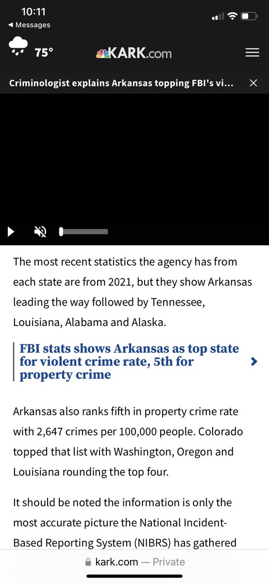 Bryankingreport's tweet photo. Arkansas is number one for violent crime and fifth in property crime.The blame lies with @AsaHutchinson @JimHendren1 and other legislators who released thousands of repeat violent offenders+fought crime reducing measures.Not one story from the Arkansas media on accountability https://t.co/VnIfvaYBRE