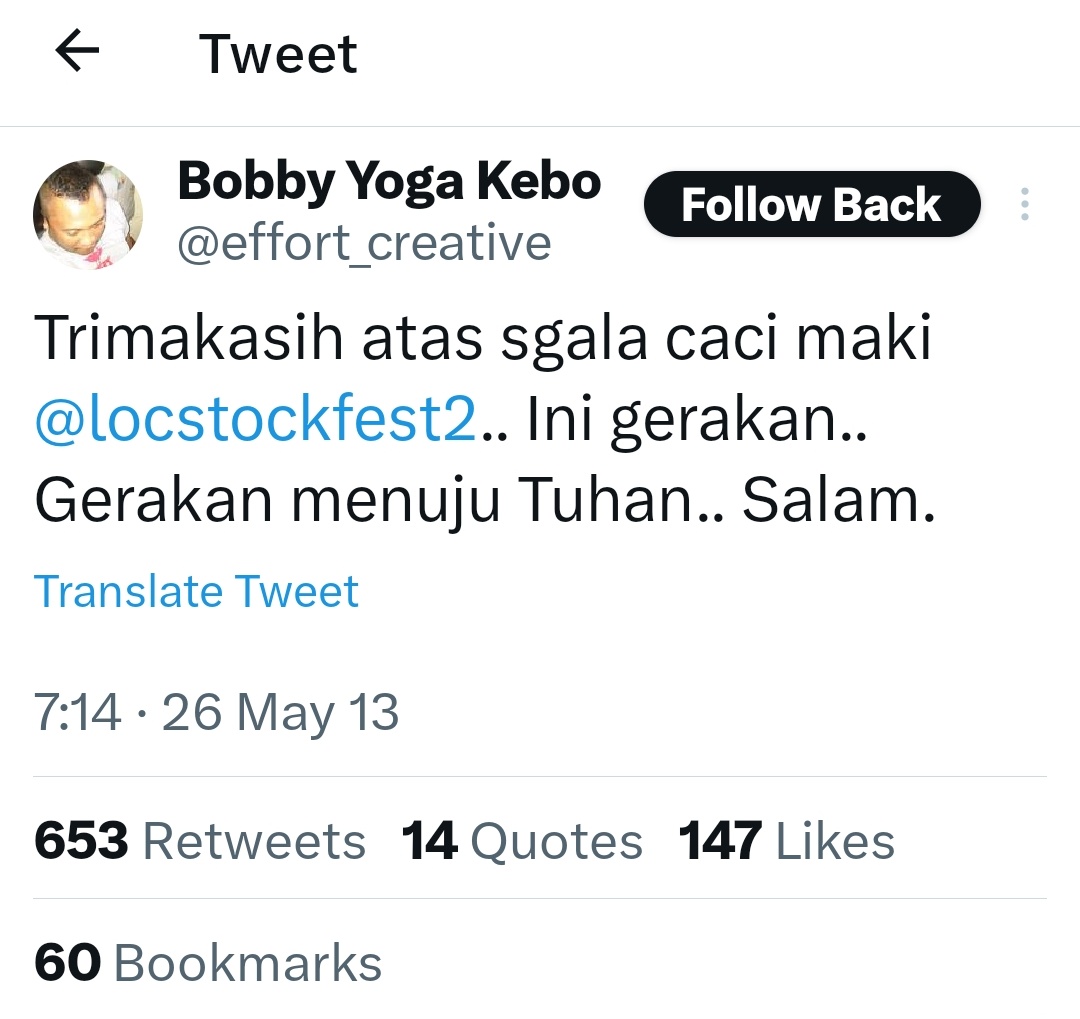Flashback ...
postingan terakhir mas Kebo (alm), apapun yang terjadi "show must go on".
Sebuah sejarah konser yang pernah terjadi di Yogyakarta 10 tahun silam.