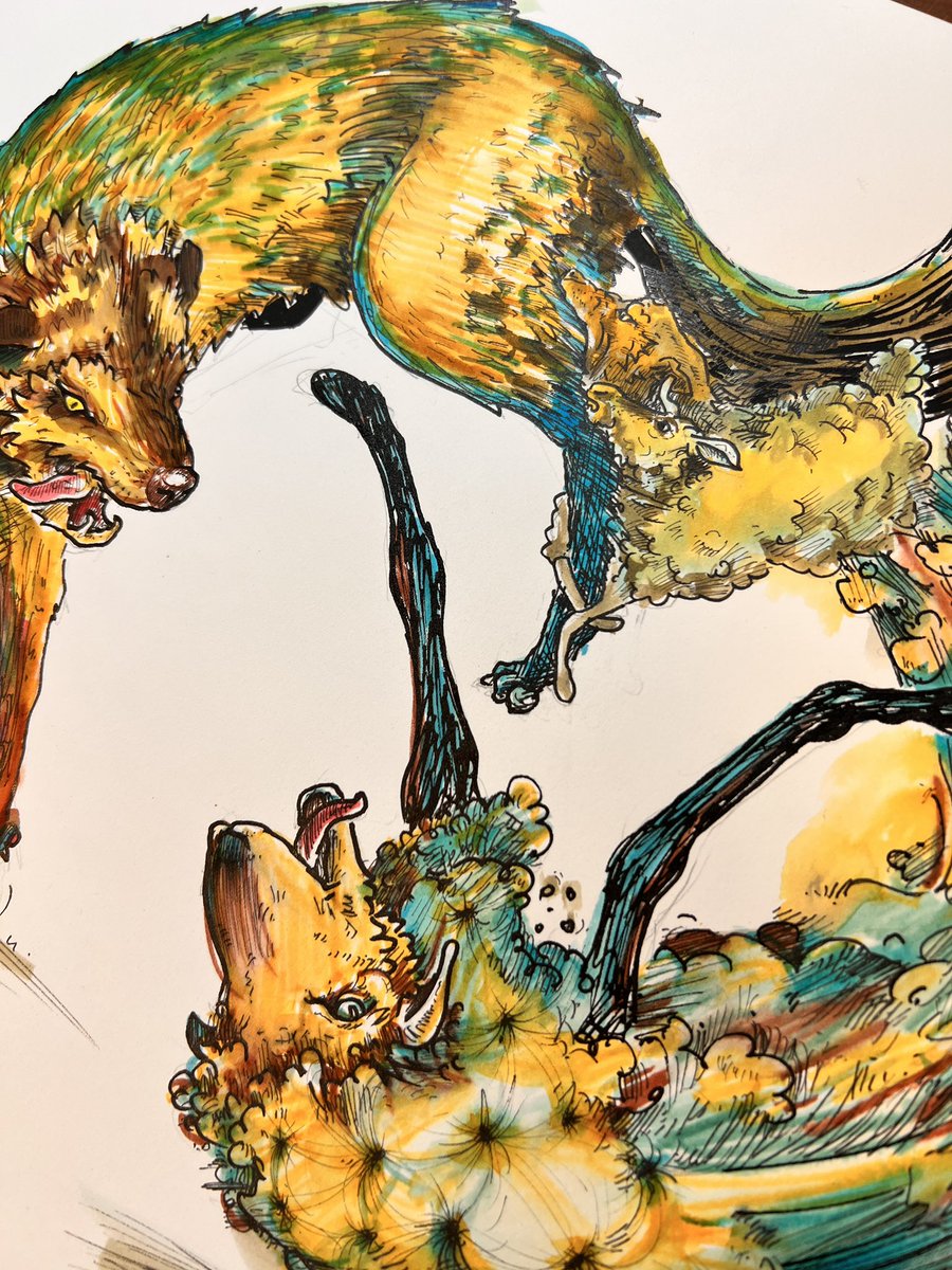 Sheep and wolves #hunterprey #animalario