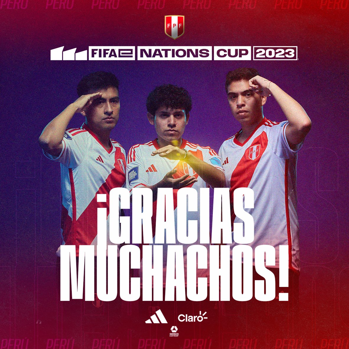 ¡𝐆𝐫𝐚𝐜𝐢𝐚𝐬 𝐩𝐨𝐫 𝐝𝐞𝐣𝐚𝐫𝐥𝐨 𝐭𝐨𝐝𝐨, #𝐞𝐁𝐢𝐜𝐨𝐥𝐨𝐫 🇵🇪!

#FeNC 
#LaBicolorNosUne
#ArribaPerú 💪🏻