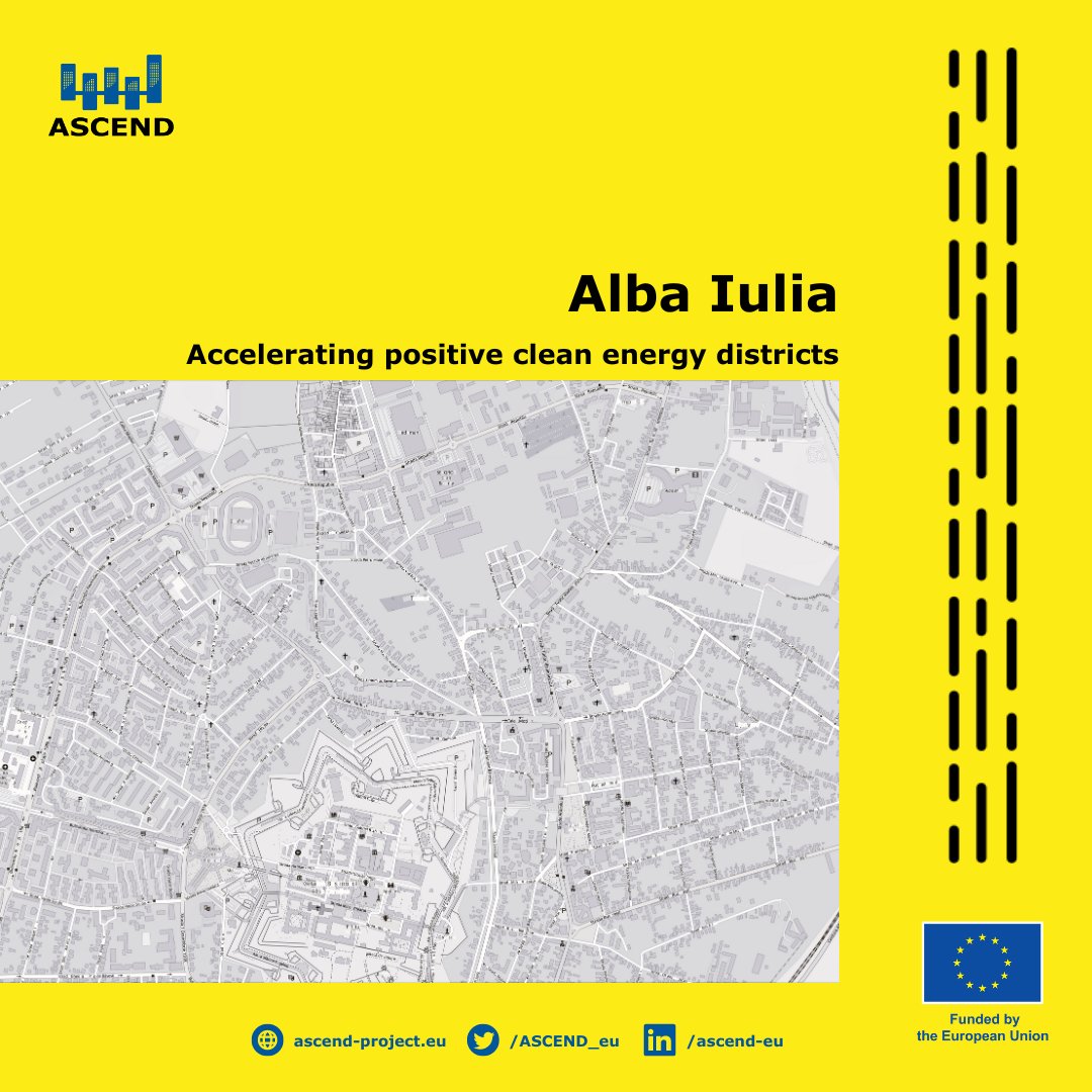 The project area in Alba Iulia 🇷🇴 is the city centre with 22 000 inhabitants, 11 000 workers and covering an area around 200 ha. The transformation is being overseen by the City of Alba Iulia.