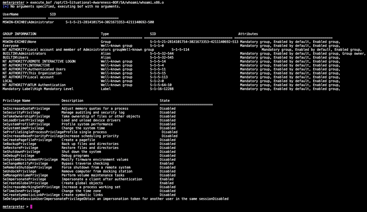 The Haagв ў On Twitter Til One Can Load Bof With Metasploit рџ ґ