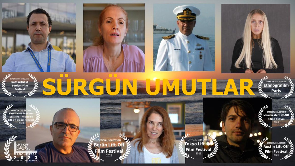 Ödüllü Belgesel Sürgün Umutlar-Exiled Hopes bugün yayında.

🇹🇷 20:00
🇩🇪 19:00
🇺🇸 13:00

youtu.be/34XecO3oMwM