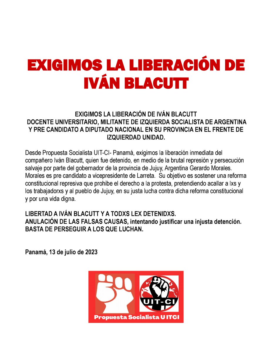 Propuesta Socialista UITCI (@propuestasocia2) on Twitter photo 
