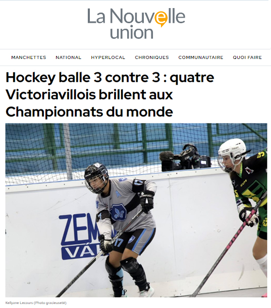 FondationEQc's tweet photo. ⚜️ ÉQUIPE NATIONALE DU #QUÉBEC
📰@LaNouvelleNet
#Hockeyballe 3 contre 3 : quatre Victoriavillois brillent aux Championnats 🏆 du monde 🇨🇿
https://t.co/3EvAxMMzgJ
#EquipeQuebec #polQc #AssNat #Victoriaville #DekHockey #Czech @EricLefebvreCAQ @AlainRayes https://t.co/dul73I8Yqr