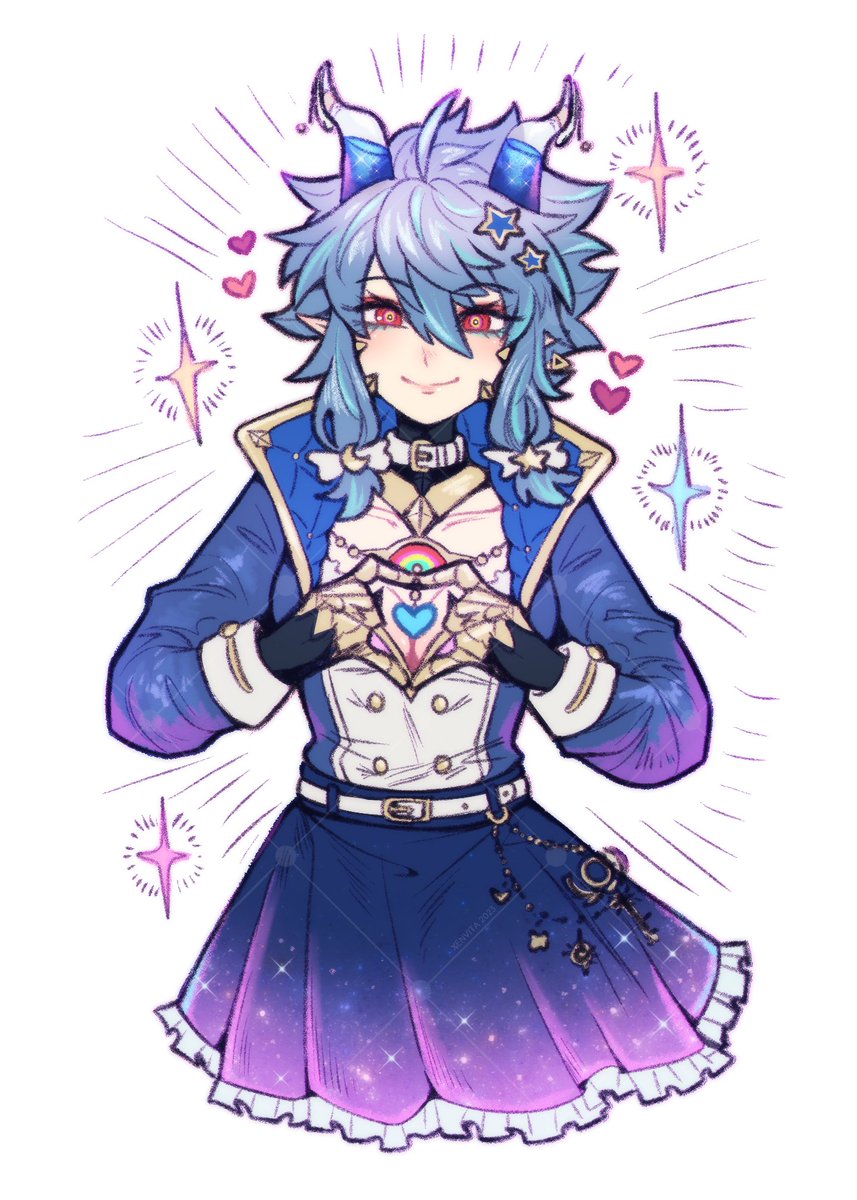「1K Twitch followers celebration~   Here'」|◤ XΞN ◢のイラスト