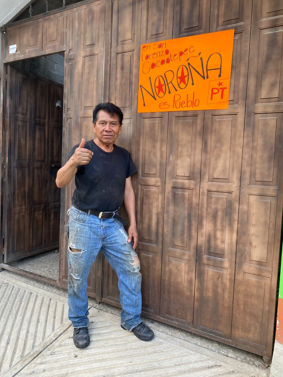 NoeDoroteo's tweet photo. Desde Oaxaca con el liderazgo de nuestro Comisionado Político y Diputado Federal @BenjaminRoblesM apoyando a nuestro gallo @fernandeznorona @PTnacionalMX @GonzaloYanezDgo @jaimearagon11 @DANTEMONTANO @ramon_flores_ @PatyCasados @PRISCILALOPEZM @LJyDMX @CNL2023_Mx @aura_fdez https://t.co/gcpsJl3fVf