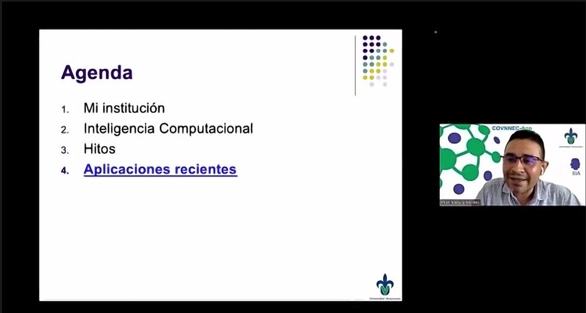 EntixNegocios's tweet photo. En el inicio de las conferencias del tercer día de #ENTIX contamos con la participación del Dr. Efren Mezura con la ponencia ¿Qué hay detrás de la Inteligencia Artificial?
#InteligenciaArtificial #conferencia #online #ENTIX2023 #tecnologia https://t.co/TI7GTARKHI