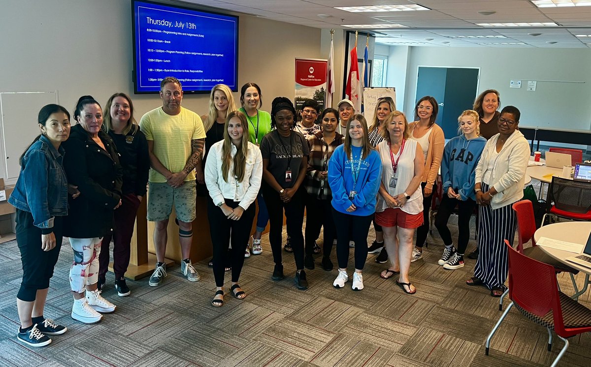 hlsyms's tweet photo. Summer Literacy Camp planning is well under way! Our leads and counsellors are preparing exciting programming this week. @HRCE_NS @HrceLiteracy https://t.co/YqxhRjm4kp