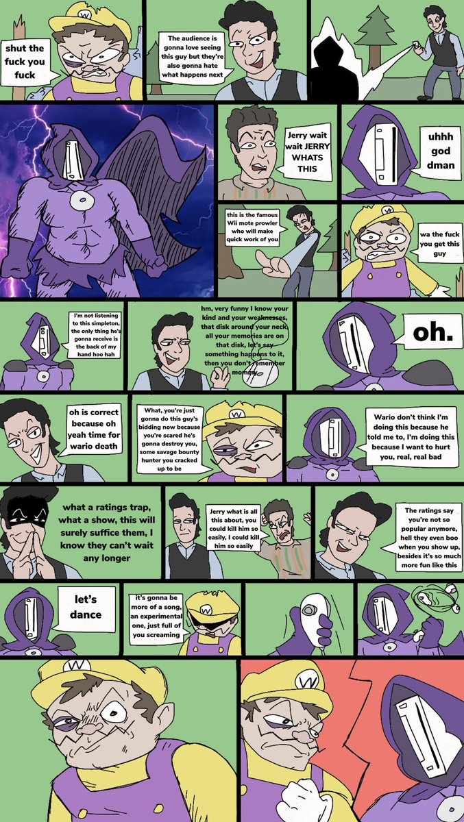 Chazing2's tweet photo. What Mario did at 12pm, chapter 4, page 9 https://t.co/0PcdDBvzPO