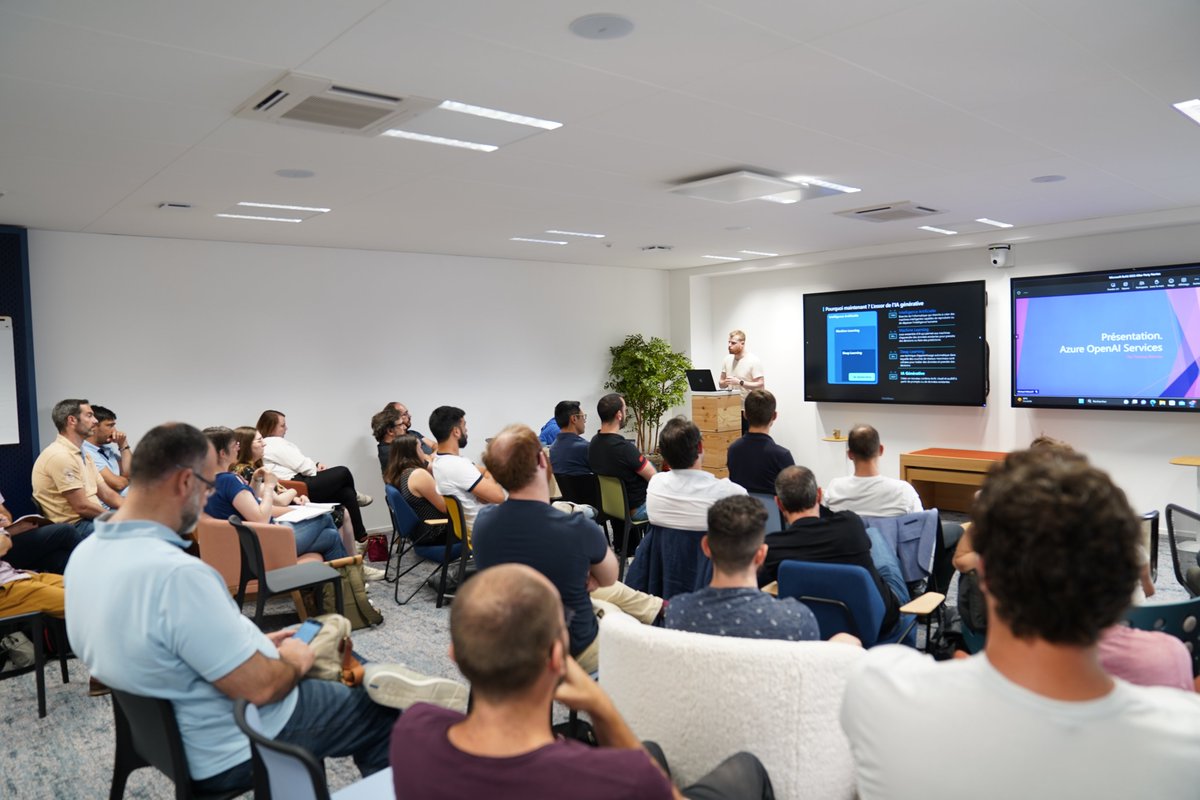 Jeudi dernier a eu lieu la Microsoft Build 2023 After Party Nantes !

Un grand merci à <a href="/morisseauphi/">Philippe Morisseau</a> en tant que binôme, <a href="/thomas_rannou/">Thomas Rannou</a> <a href="/iemejia/">Ismaël Mejía</a> et <a href="/fboucheros/">Frank Boucher ☁</a> pour les sessions, <a href="/suzannechen/">theCatShepherd</a> pour la préparation et <a href="/onepoint/">Onepoint</a> pour les locaux

#MVPBuzz #Azure #OpenAI #Microsoft365