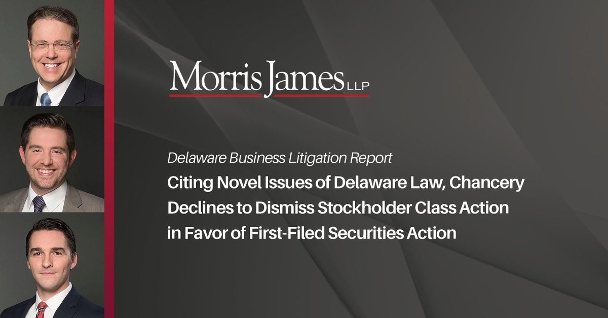 Morris James LLP tweet media