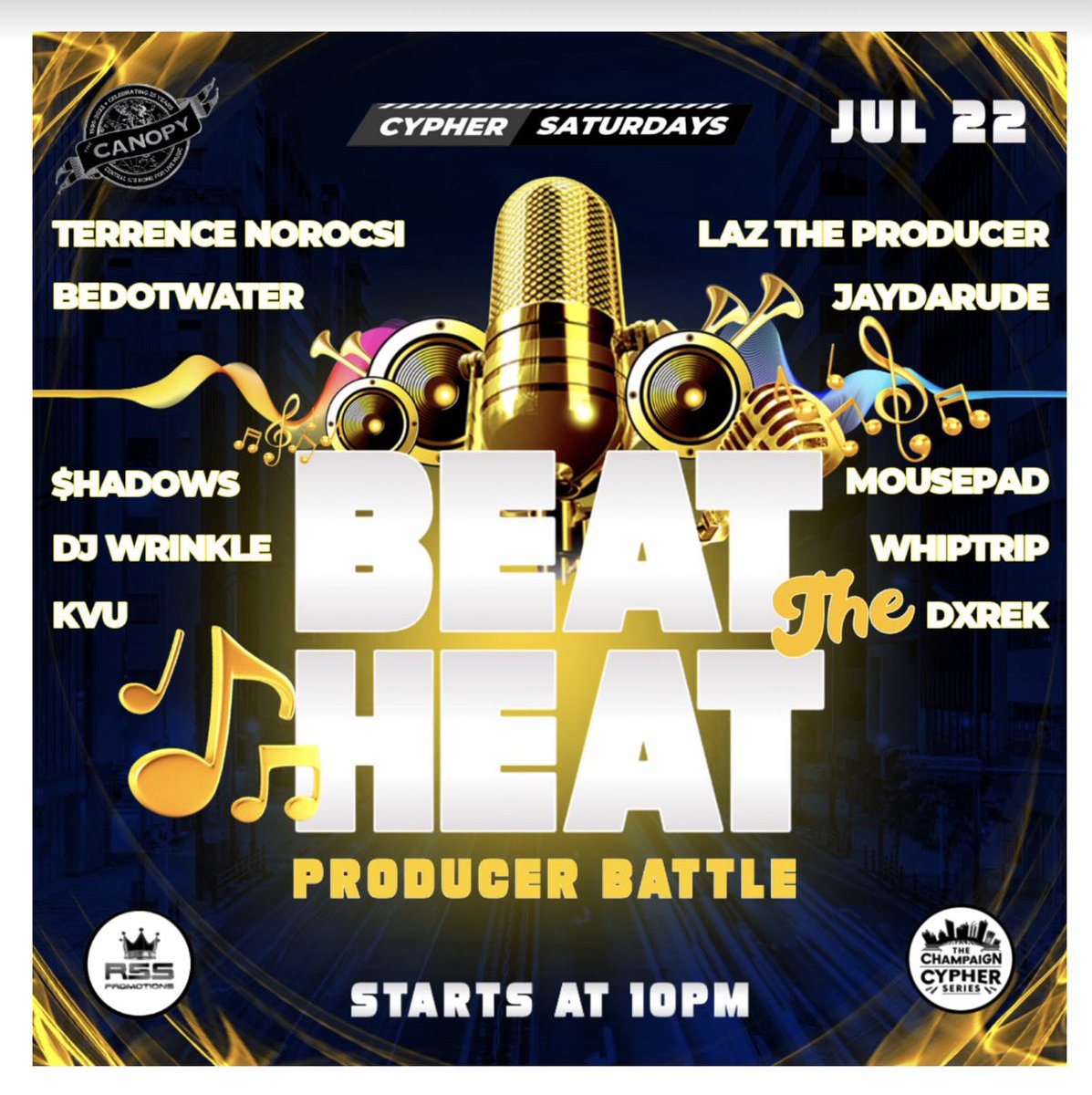 radioactiv_c's tweet photo. This MIGHT be my final beat battle! Make sure y’all come slide! $10 entry @Canopy_Club #cyphersaturdays https://t.co/KTpMO108Ck