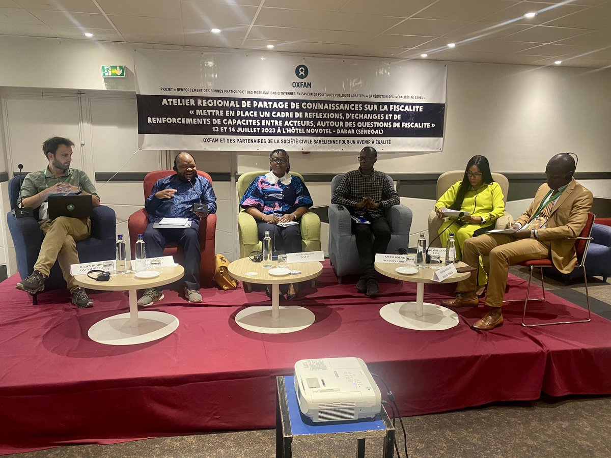 Sur les Capacités et Besoins des pays dans les réformes fiscales internationales, Julien Desiderio de #OxfamBelgique prône l’inclusion des pays en Développement « Pour une commission fiscale sous l’égide de l’ONU ». Il a aussi dénoncé les fuites fiscales. #Sahel_À_Égalité