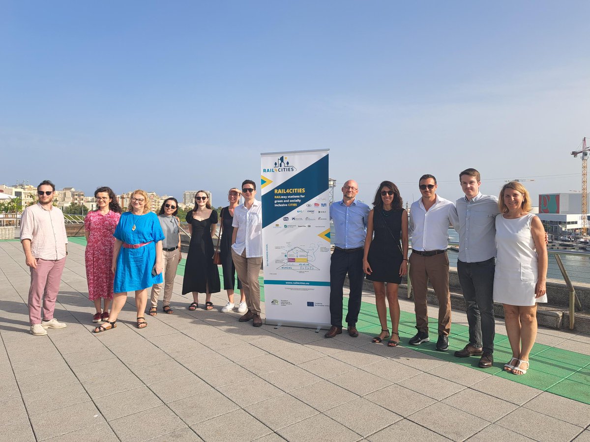 The kick-off meeting of our new #RAIL4CITIES project took place yesterday in Barcelona 🇪🇸&amp; was joined by our PM Carolina Cardea. 

The project aims to develop new SCP models for 🇪🇺 #train stations ensuring they become the backbone of #sustainable cities

➡️uic.org/com/enews/arti…