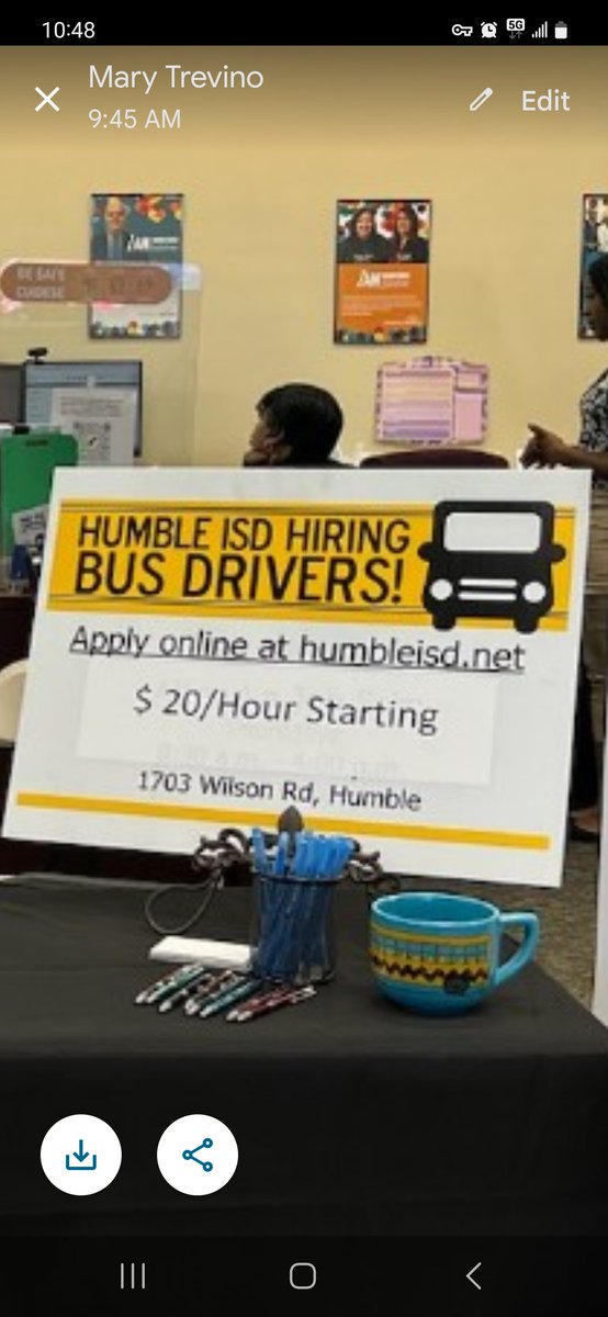 Come out and see us today @  Workforce Solutions at 
9668 FM 1960 Bypass in Humble!  Open job fair 10 AM - 2 PM!  $20/hour starting driver pay plus experience!  We also offer paid training!  Stop on by!