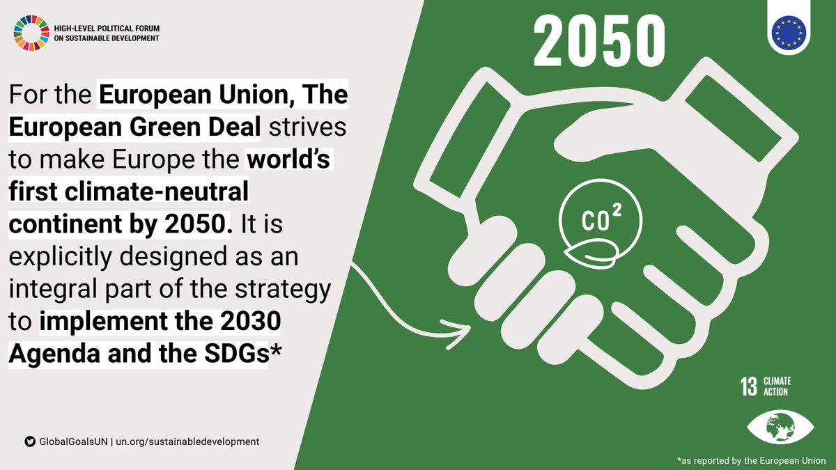 🌡️Our window to avoid a climate catastrophe is closing rapidly

🇪🇺The European Union is taking action on #SDG13 in their VNR for the #HLPF2023.

Read more about here: bit.ly/46LVNGC