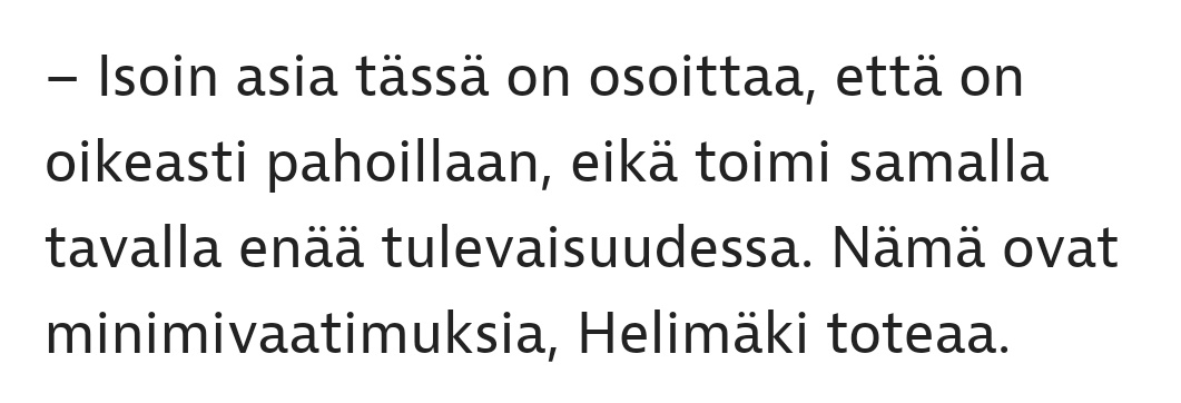 mervi_uushei's tweet photo. Iltalehden jutussa Hgin yliopiston tutkija @ThHelimaki analysoi Purran anteeksipyyntöä. 

Tämänpäiväinen kommentti Purralta siis odotetusti osoittaa, että linja ei ole muuttumassa. https://t.co/Ed0qg91g9J