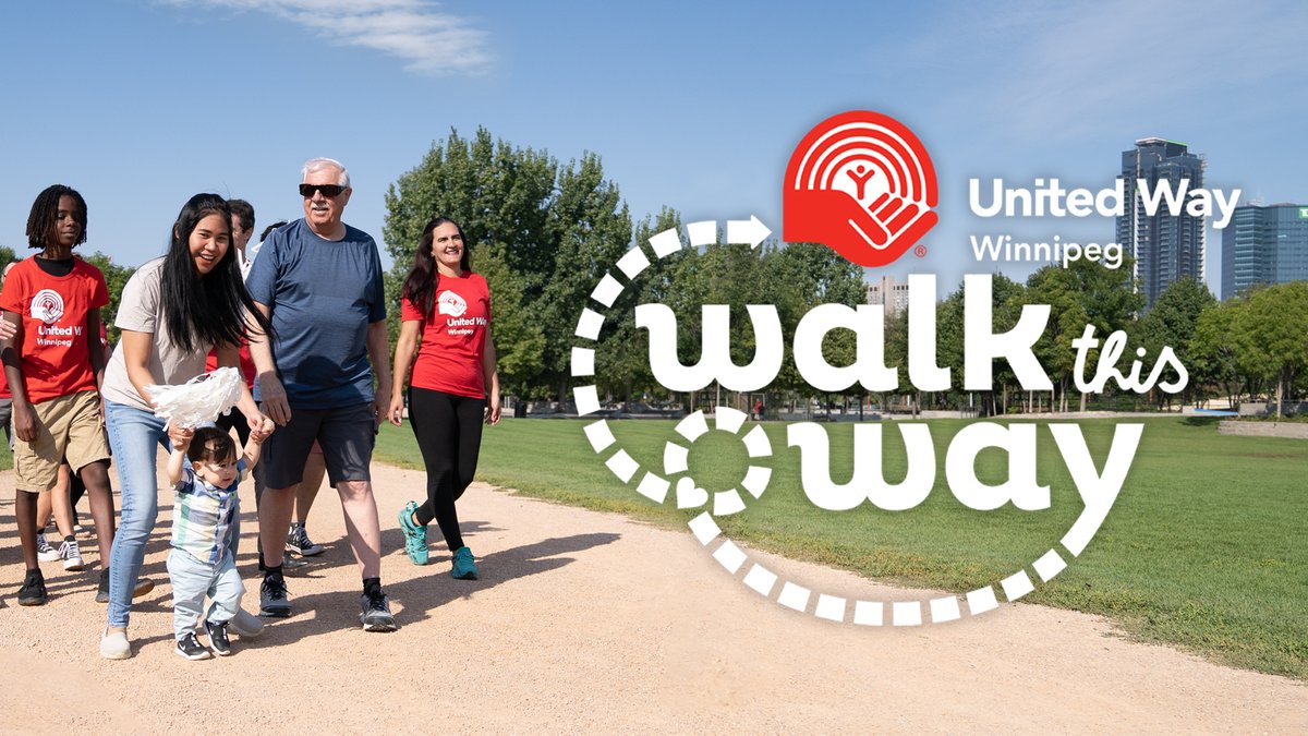 UnitedWayWpg's tweet photo. Walk This Way is back—Sept. 8-15!
We’re aiming higher than ever—a 150,000 km goal!—to unlock $80,000 from our sponsors @MyAssiniboine, @BirchwoodAuto, Johnston Group and @Payworks, and @Wawanesa and help our city.
Sign up now!
#WalkThisWayWPG
https://t.co/4XXDGuSSZo https://t.co/f7J2IyYSIv