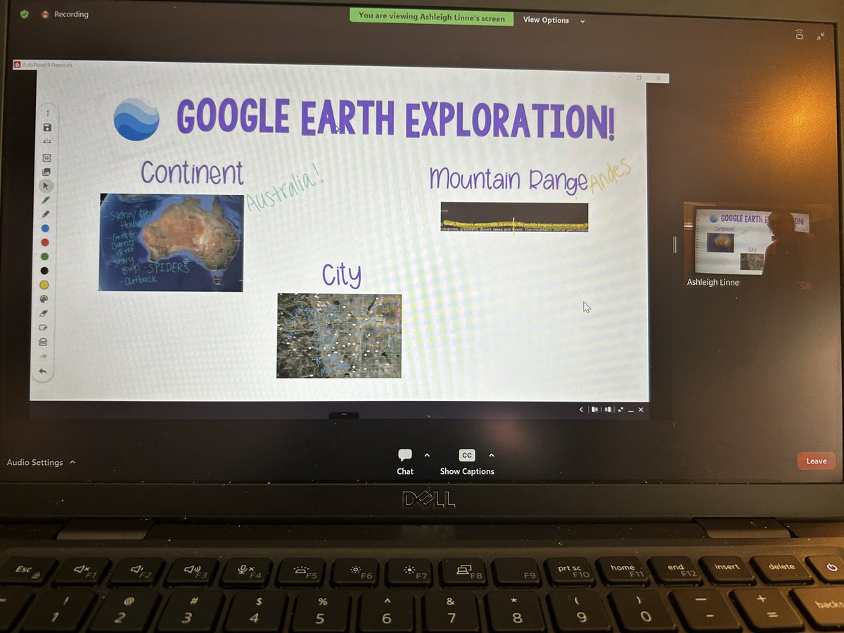 Love exploring google earth on the panel!! There are so many places to go?l! Thanks for sharing great ways to use it with the @promethean panel Ashleigh!! #CampPromethean2023