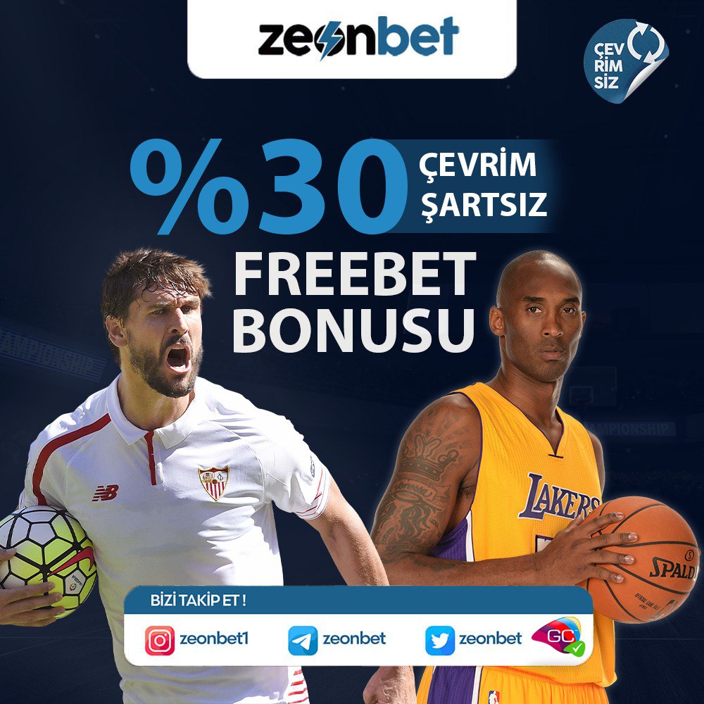 ⚡ Zeonbet Hızlı Çekim Garantisi ⚡ 

⚽️ ÇEVRİM ŞARTSIZ SPOR BONUSU 

🎁 %30 Çevrimsiz Freebet Bonusu 

💰 Yatırım Yapacaksan #𝗭𝗲𝗼𝗻𝗯𝗲𝘁'e Yatır !  

📲 Giriş : bit.ly/zeonbetgir