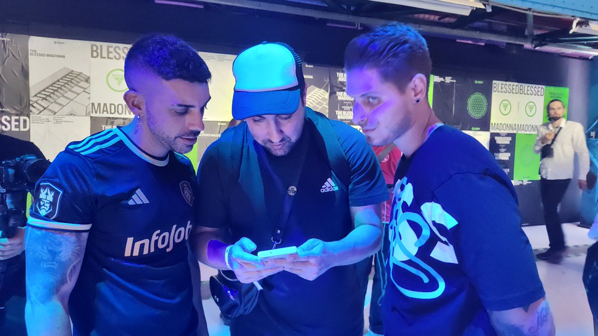 Mario, Seba y Cacho.