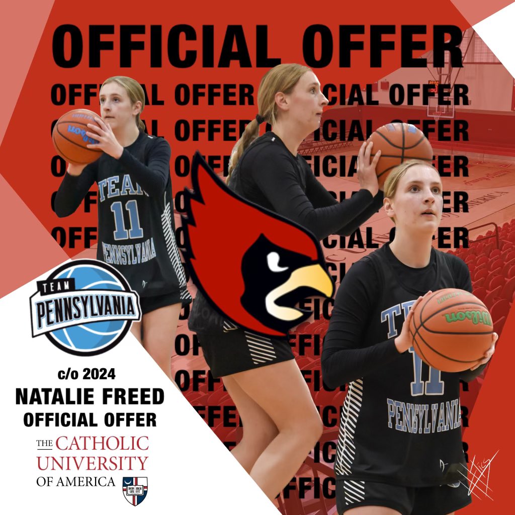 natalie freed (@nataliefreed11) on Twitter photo Feeling blessed to receive an official division III offer from <a href="/CatholicU_WBB/">CatholicU_WBB</a>! Thank you to Coach Donohue and the staff! Feeling blessed to receive an official division III offer from <a href="/CatholicU_WBB/">CatholicU_WBB</a>! Thank you to Coach Donohue and the staff!