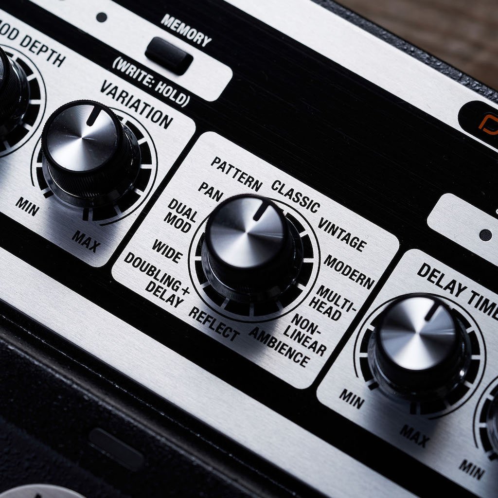 ChicagoMusicEx's tweet photo. Featuring 12 analog delay modes (6 mono / 6 stereo), the BOSS DM-101 boasts four onboard memories, plus 123 memories accessible via MIDI program change. For the ultimate analog delay experience, shop for the Boss DM-101 Delay machine today at CME! https://t.co/sbd2fYUoNB #BossFX https://t.co/eQVAbSo6fH