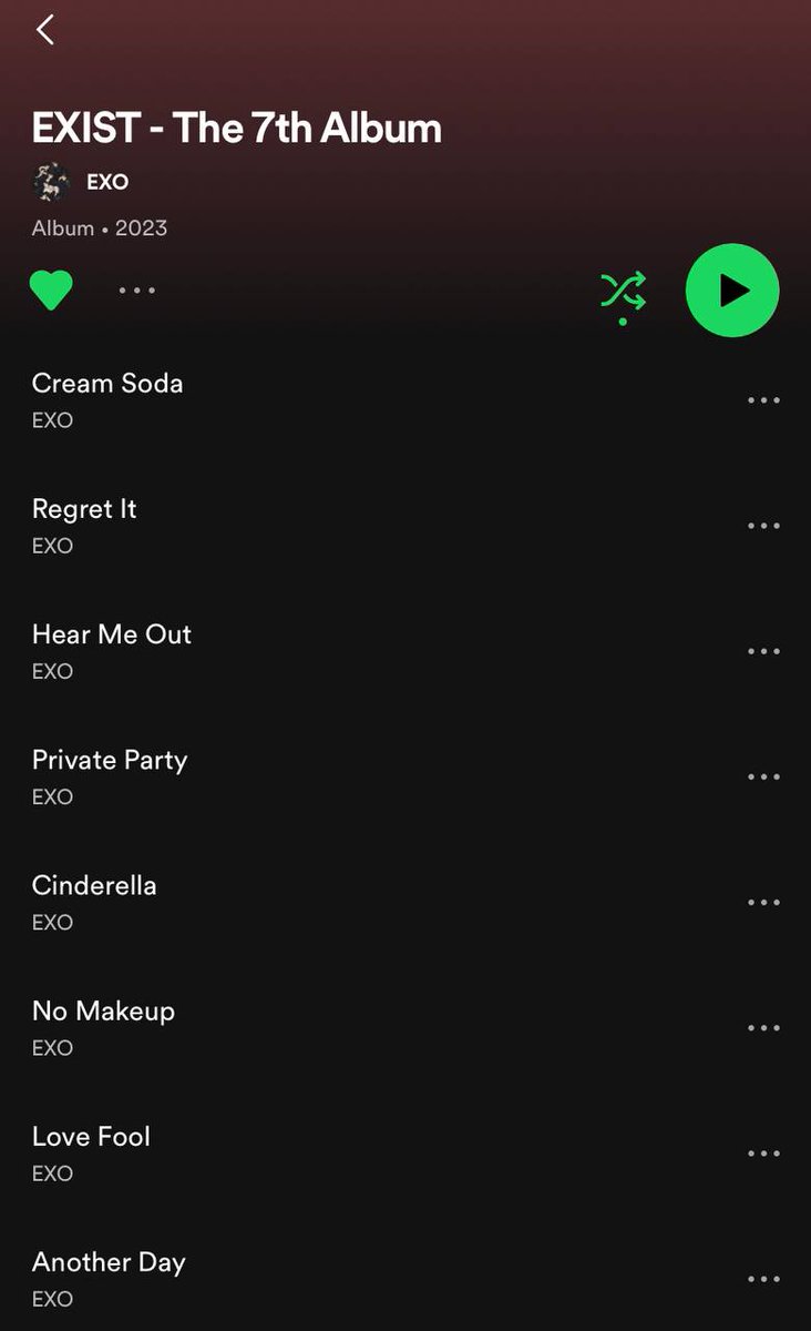 star lagu fav kalian dari album exo exist apa? 😍