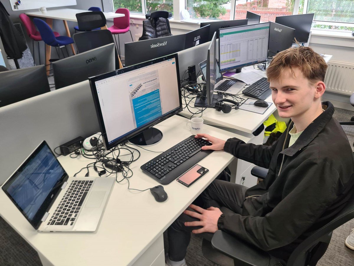 Farrat_Isolevel's tweet photo. As we celebrate World Youth Skills Day tomorrow, here are 3 of our outstanding students who are currently taking part in a variety of work placements with us here at Farrat. We’re proud to provide hands-on opportunities. #engineersonamission #beyondthejob #worldyouthskillsday https://t.co/SxAJXO49si