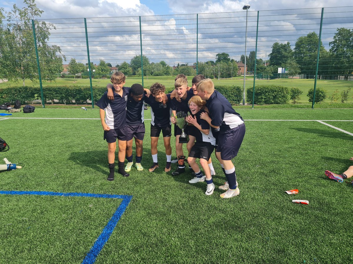 MoorsideHigh_PE's tweet photo. Congratulations to team McDoherty, who finished the evening as champions. Well done to Oscar, who finished with 7 goals and the golden boot for the loosing finalists MorMors Men https://t.co/lwS99UcMm0