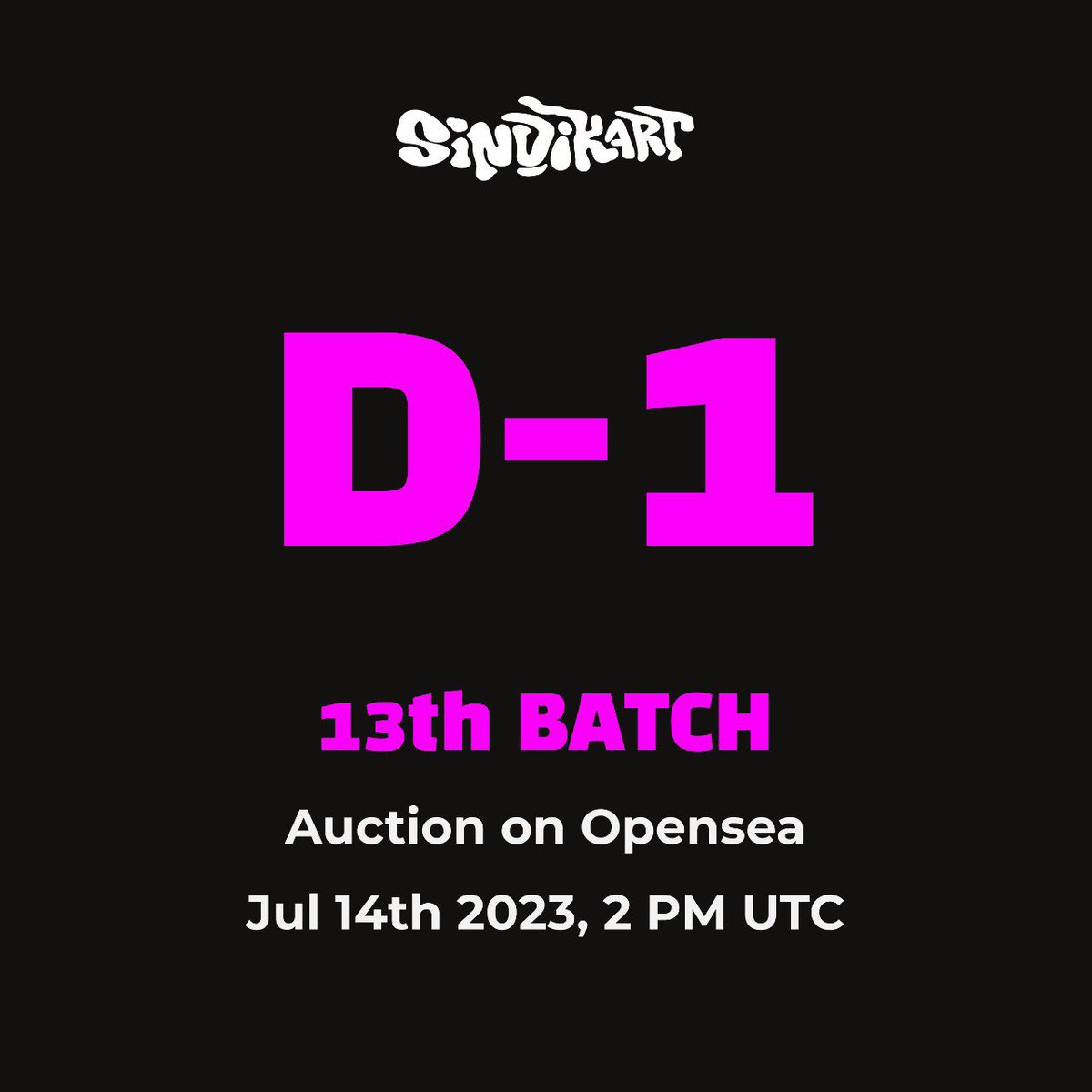 That’s all! So only 1 day left before the auction, prepare yourself! #sindikart