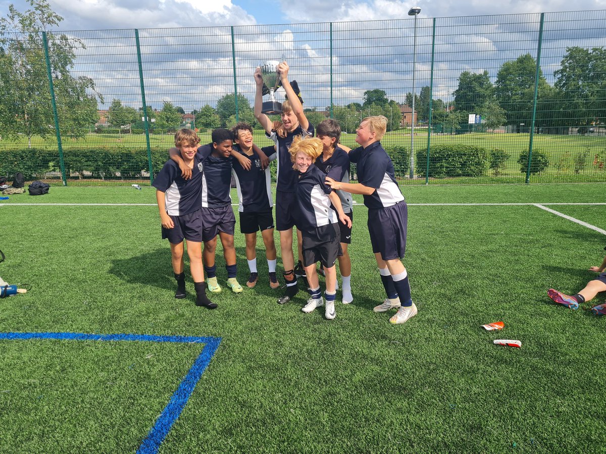 MoorsideHigh_PE's tweet photo. Congratulations to team McDoherty, who finished the evening as champions. Well done to Oscar, who finished with 7 goals and the golden boot for the loosing finalists MorMors Men https://t.co/lwS99UcMm0