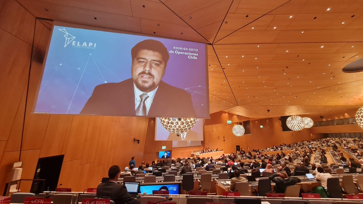 Nuestro COO #ELAPIChile <a href="/RodrigoLOrtiz/">Rodrigo Ortiz</a>, delegado en #WIPOGA, dio nuestra postura al respecto de Asistencia técnica y cooperación en relación con el Tratado sobre el Derecho de Patentes (PLT) #ELAPIenGA.