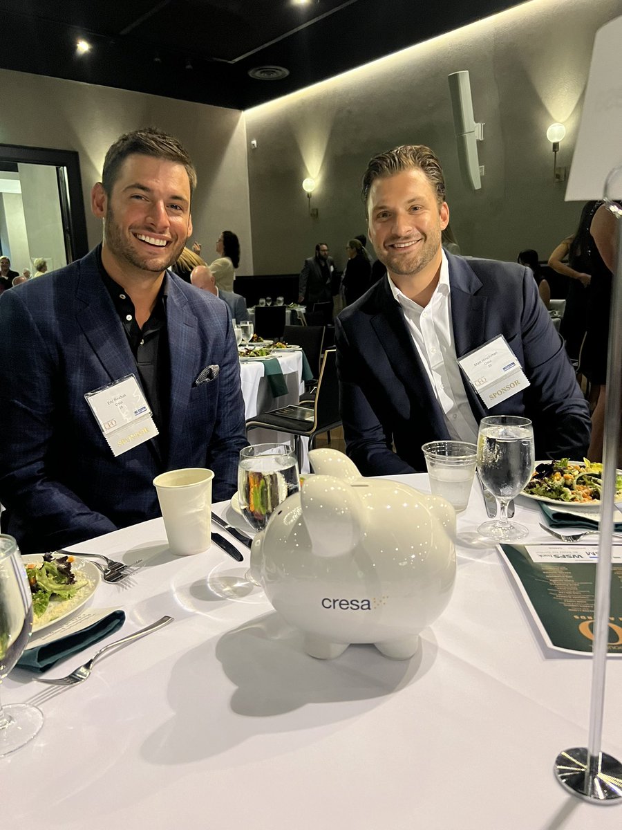 Having a blast at the <a href="/PHLBizJournal/">Philadelphia Business Journal</a> CFO of the Year Awards! 

<a href="/CresaCorp/">Cresa</a> sponsoring and being featured with our branded piggy 🐷 banks!!!

<a href="/CresaPhilly/">Cresa Philadelphia</a> 

#PHLCFO