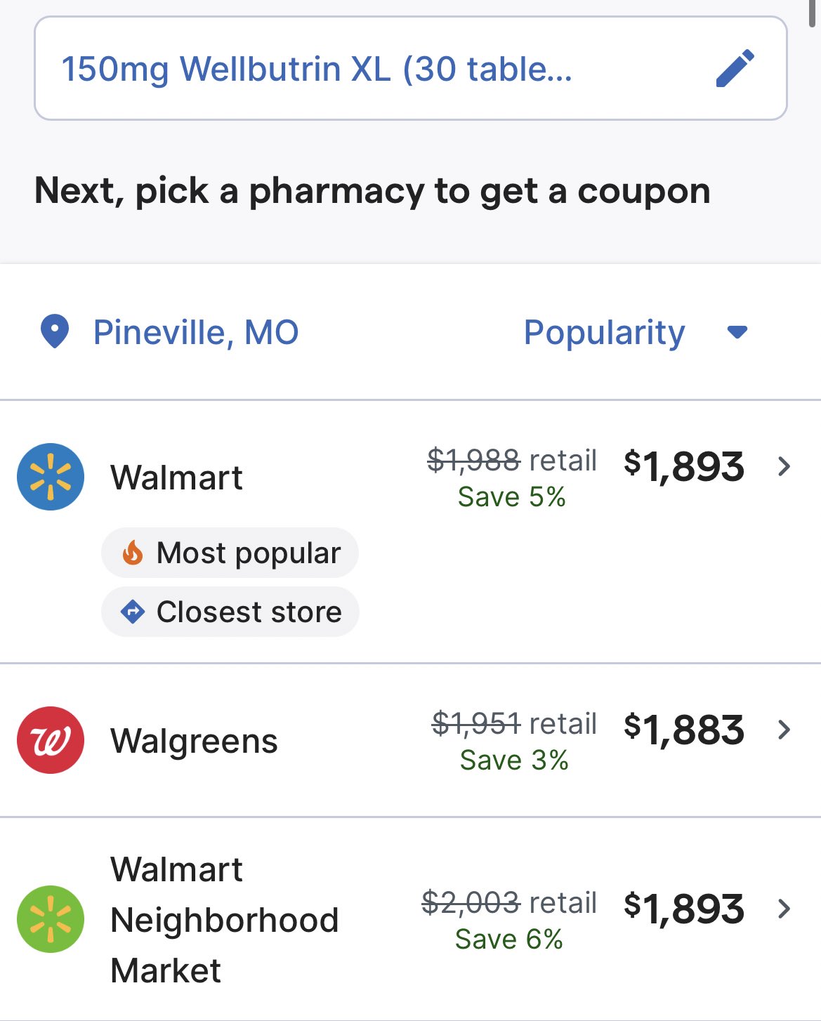 mo on Twitter "insurance denied my request for namebrand Wellbutrin