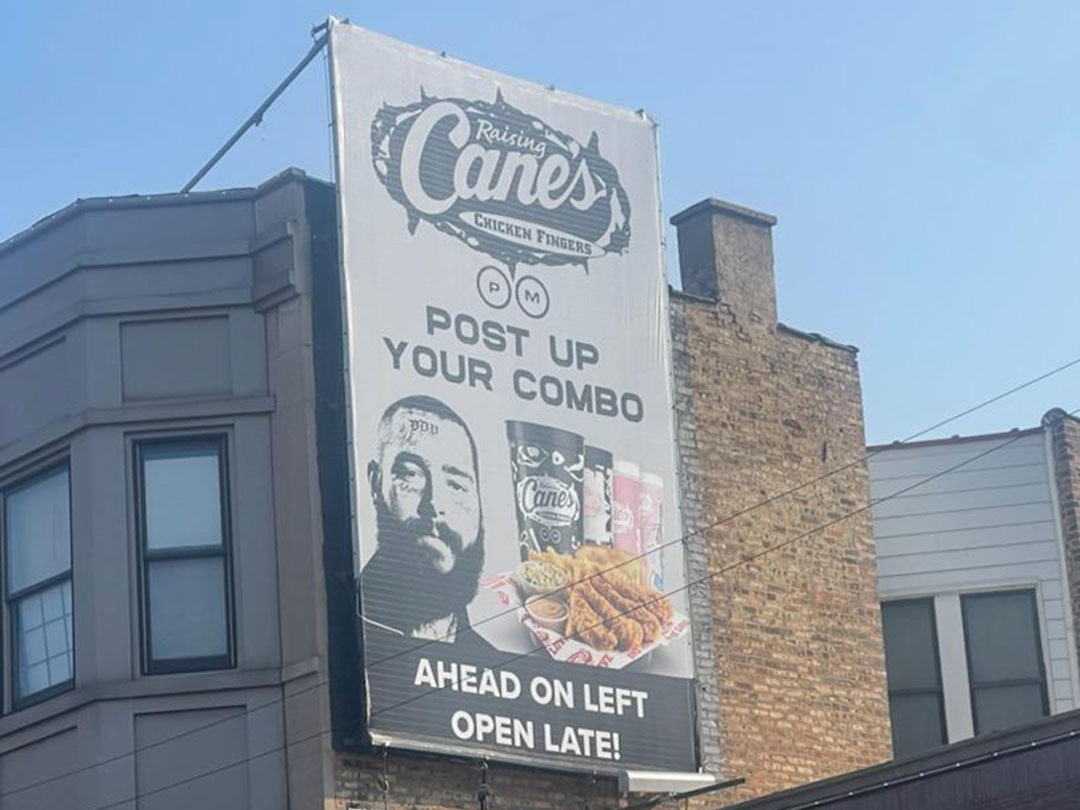 convergent_PG's tweet image. DAA Media + Marketing and @convergent_PG help bring Raising Cane's concept to completion for their summer campaign staring Post Malone.
#ooh #billboardadvertising #outdooradvertisement
raisingcanes.com/postmalone