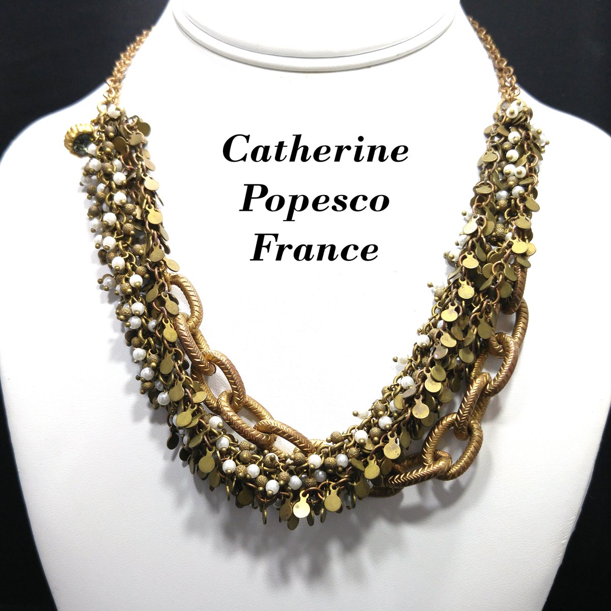 VintageJen896's tweet photo. #etsy shop: Catherine Popesco France Multi-strand Necklace, 5 Strands, 1990s Vintage Jewelry https://t.co/gr4lhQ3MD1 #brown #white #yes #women #glass #springring #5ormore #artdeco #catherinepopesco https://t.co/WjhqD1WAbl