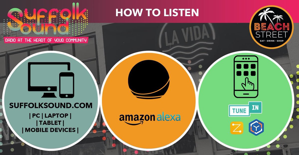 Suffolk_Sound's tweet photo. Want to listen to Suffolk Sound?
Then check out all the ways you can hear our fabulous presenters & music ππππ
#LaunchDay15thJuly
#Radio #Suffolk https://t.co/EnsFgBs6Xd