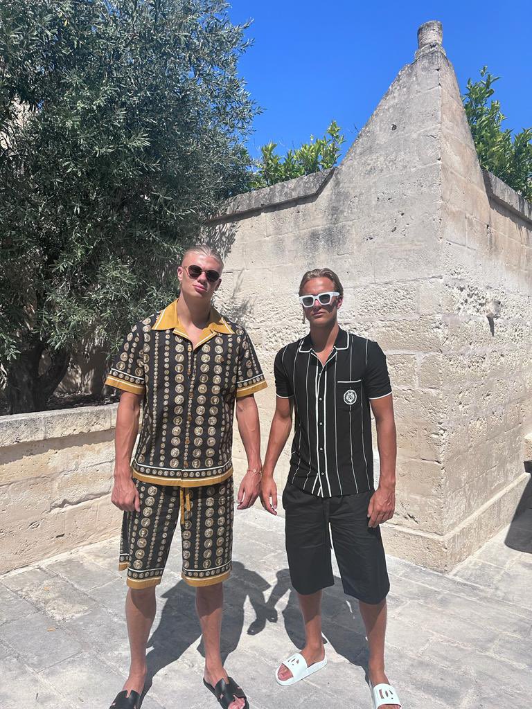 Erling's tweet photo. Big grazie for the fantastic experience 🫶🏻 @dolcegabbana #DolceGabbana https://t.co/bscEYokqFk